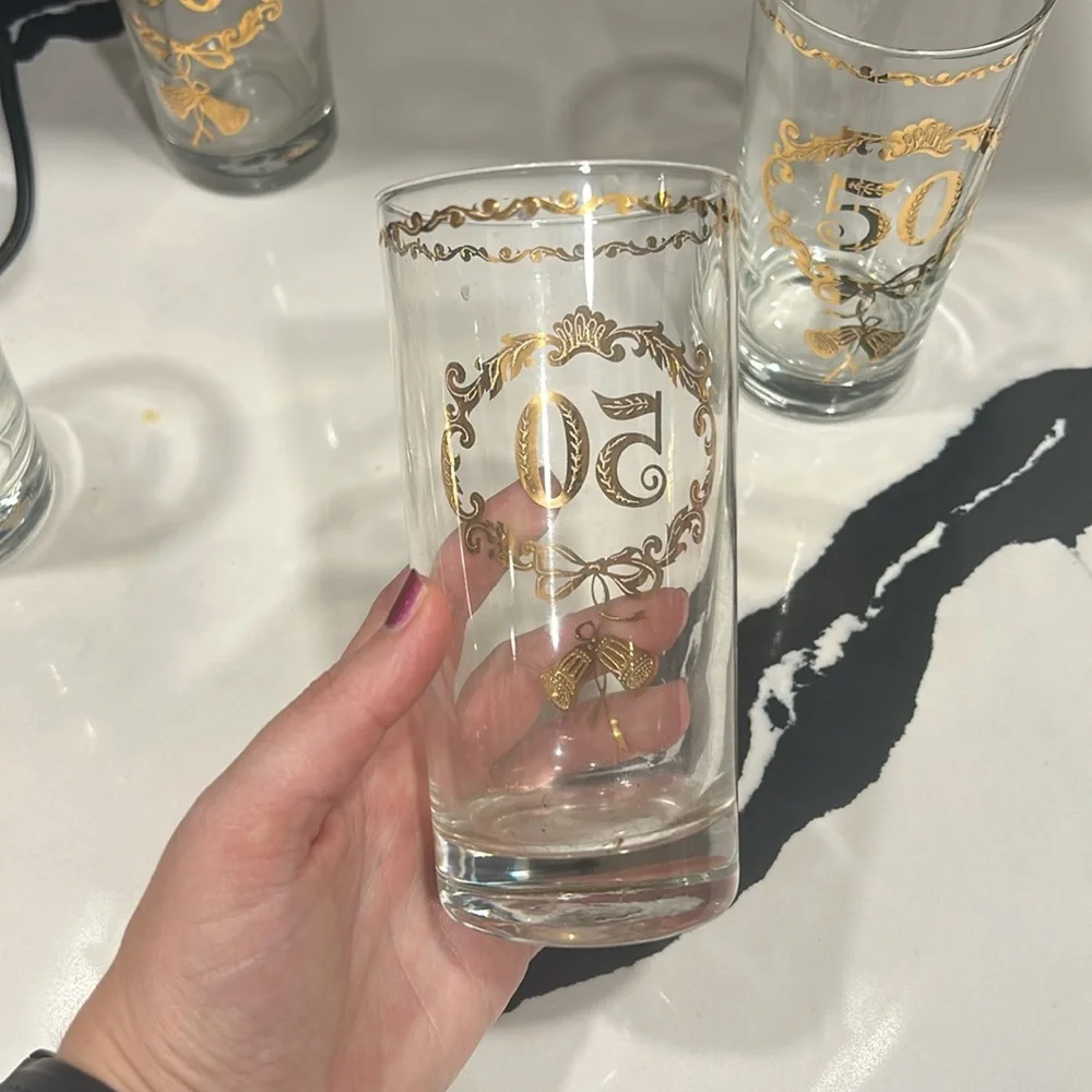 Culver 50th Anniversary Highball Glasses Set of 4